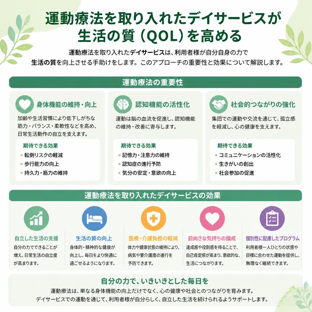 運動療法を通じた新しい介護の形