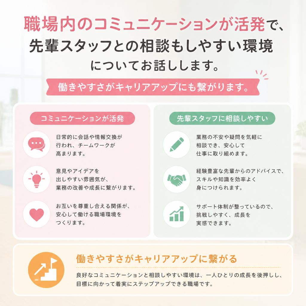 風通しの良い職場環境