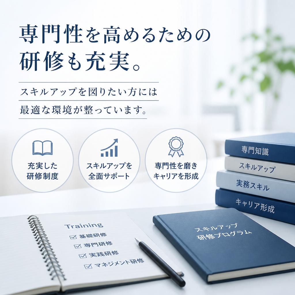 充実した研修制度