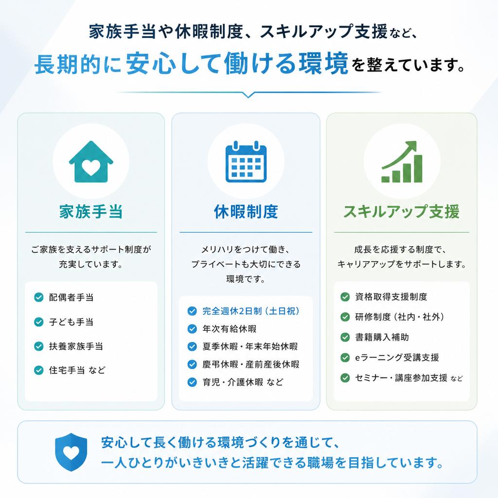 充実した支援体制