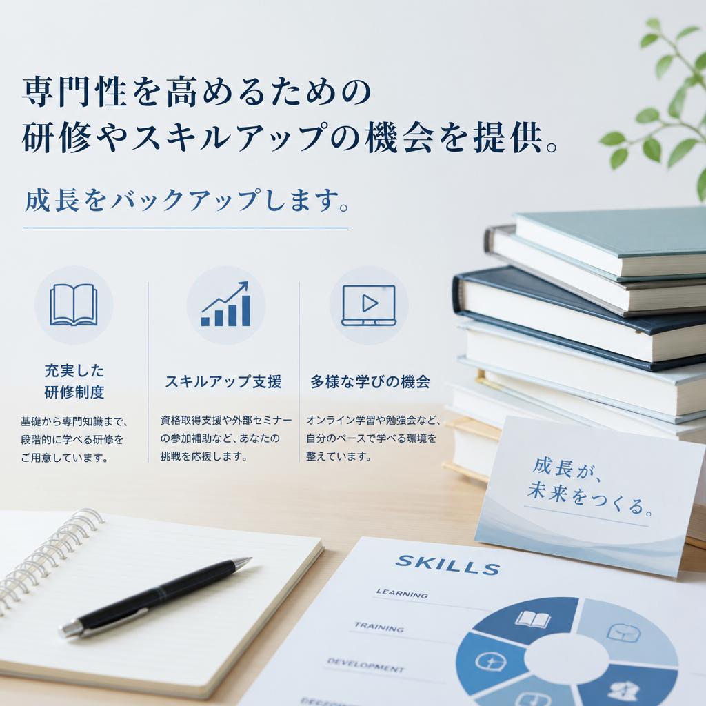 充実した研修制度