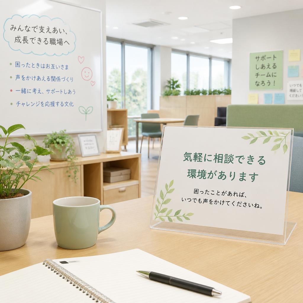 風通しの良い職場環境