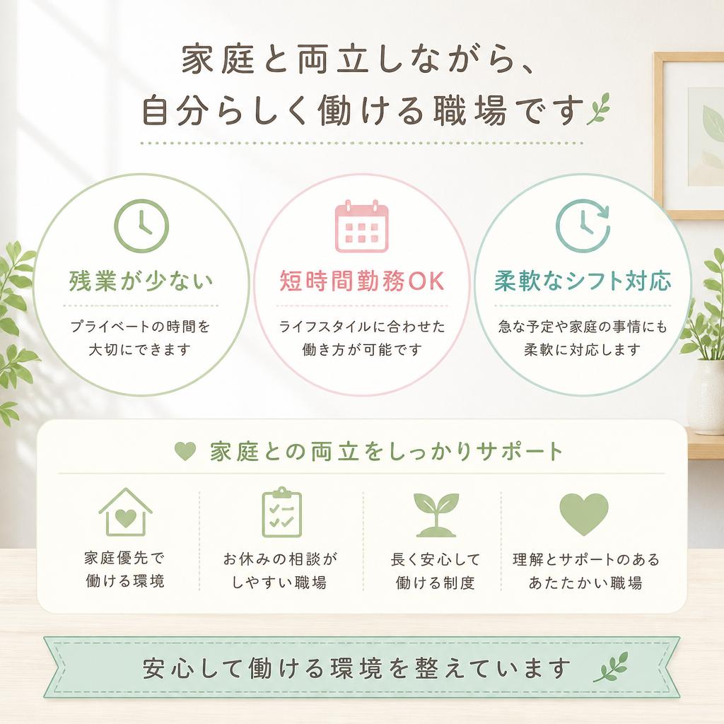 働きやすい職場環境