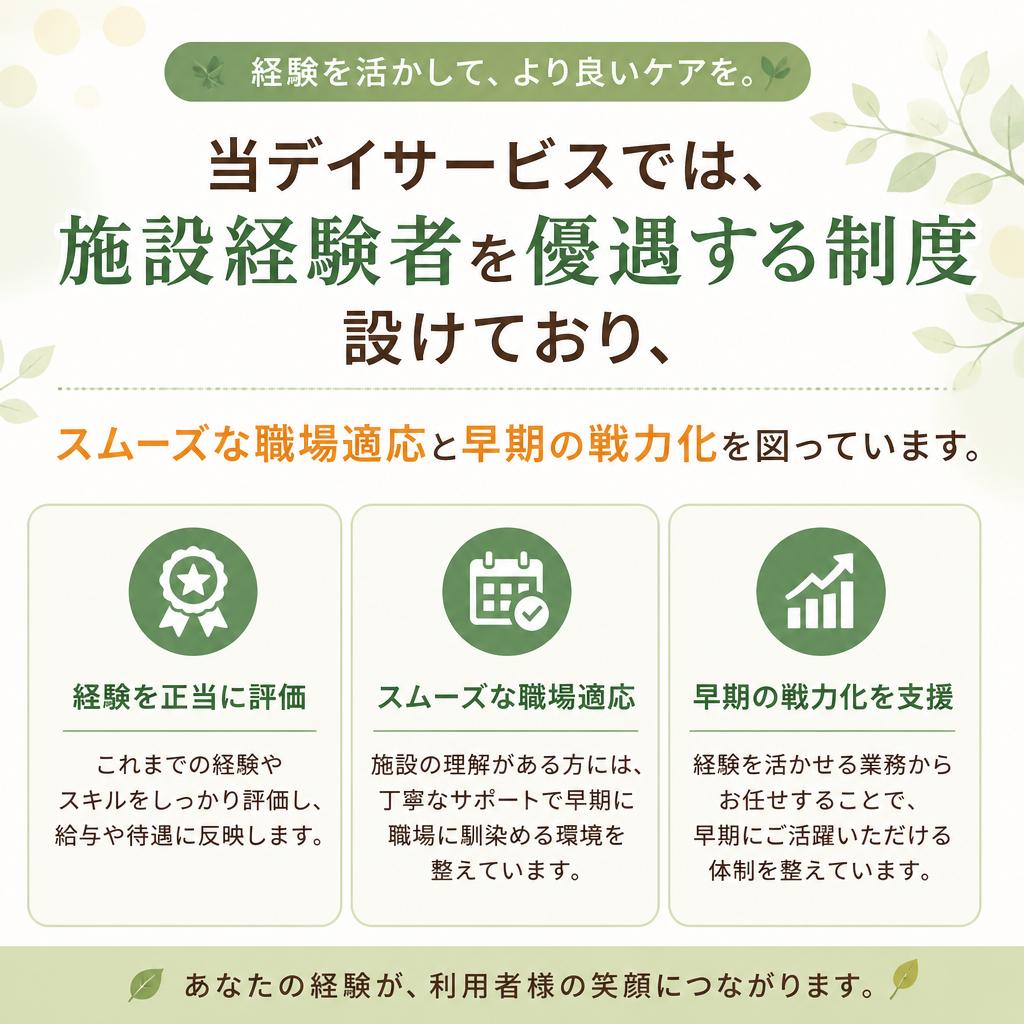 2. 経験者優遇制度とは？