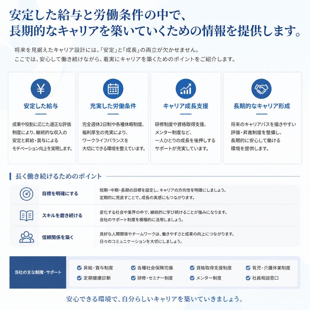 5. 正社員としての働き方
