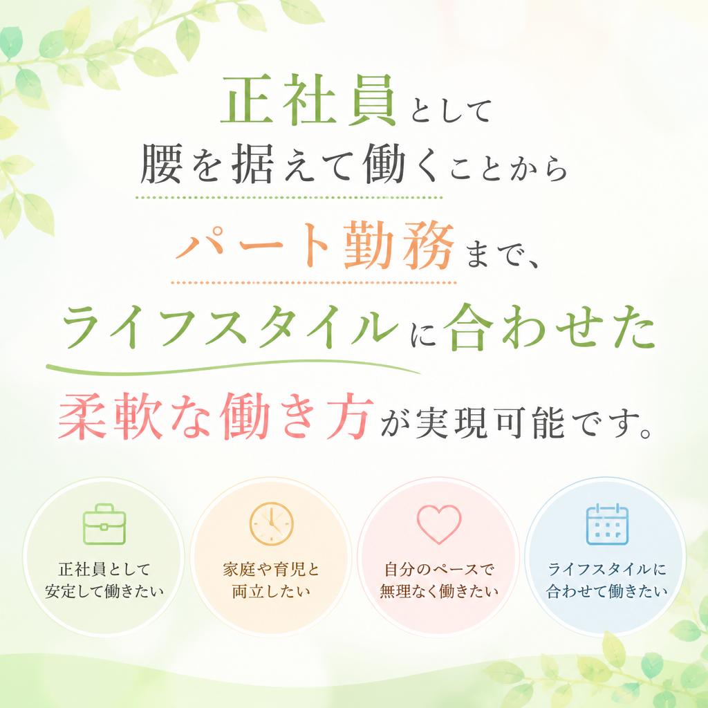 フレキシブルな働き方