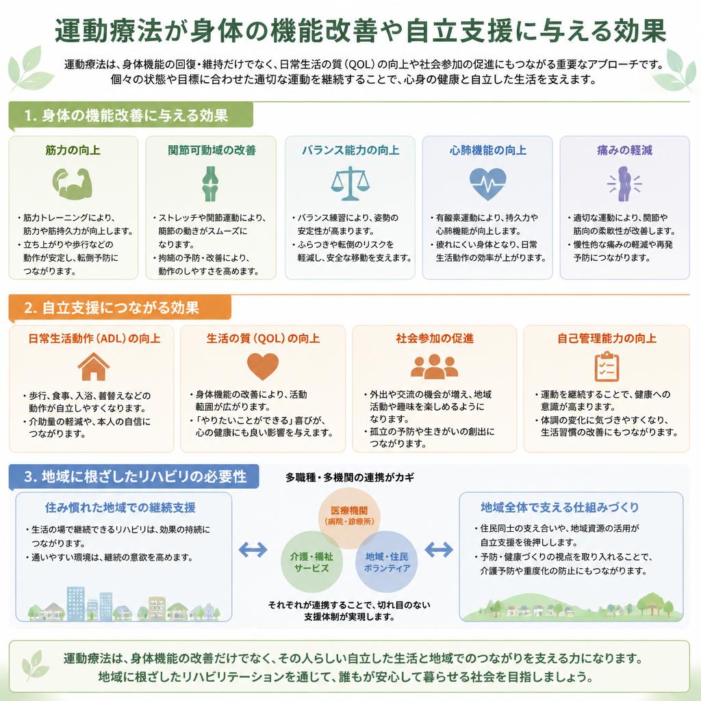 運動療法の重要性