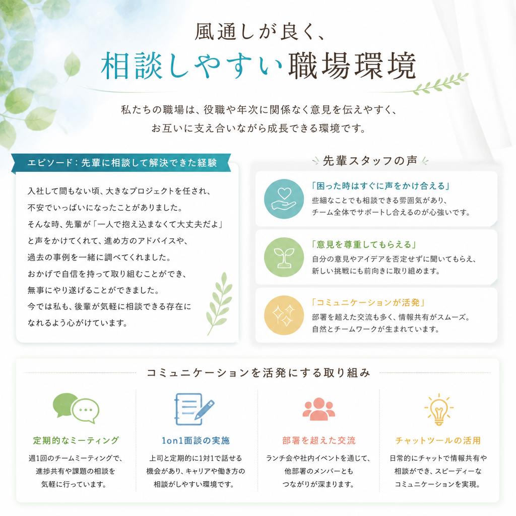 職場の雰囲気