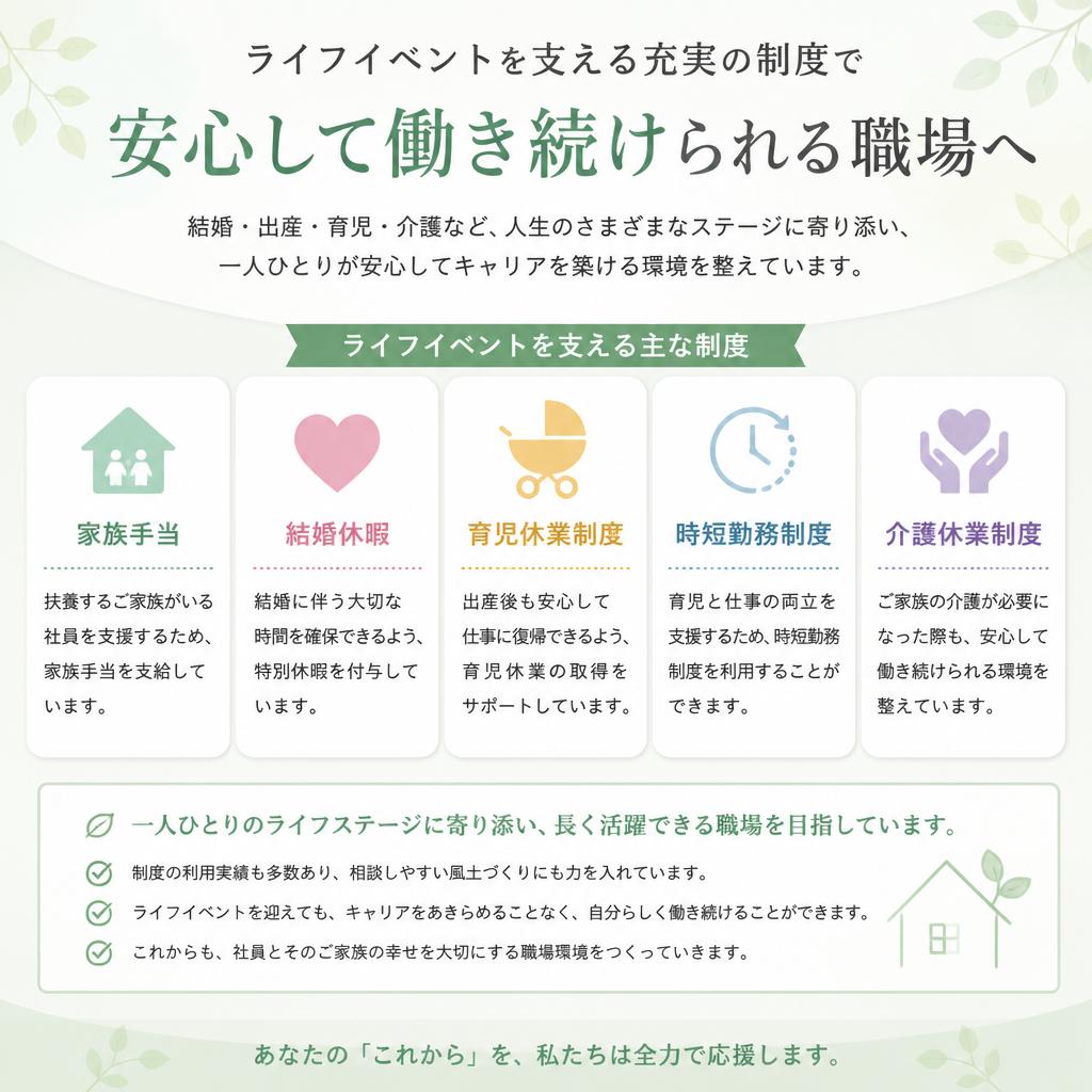 充実した支援体制