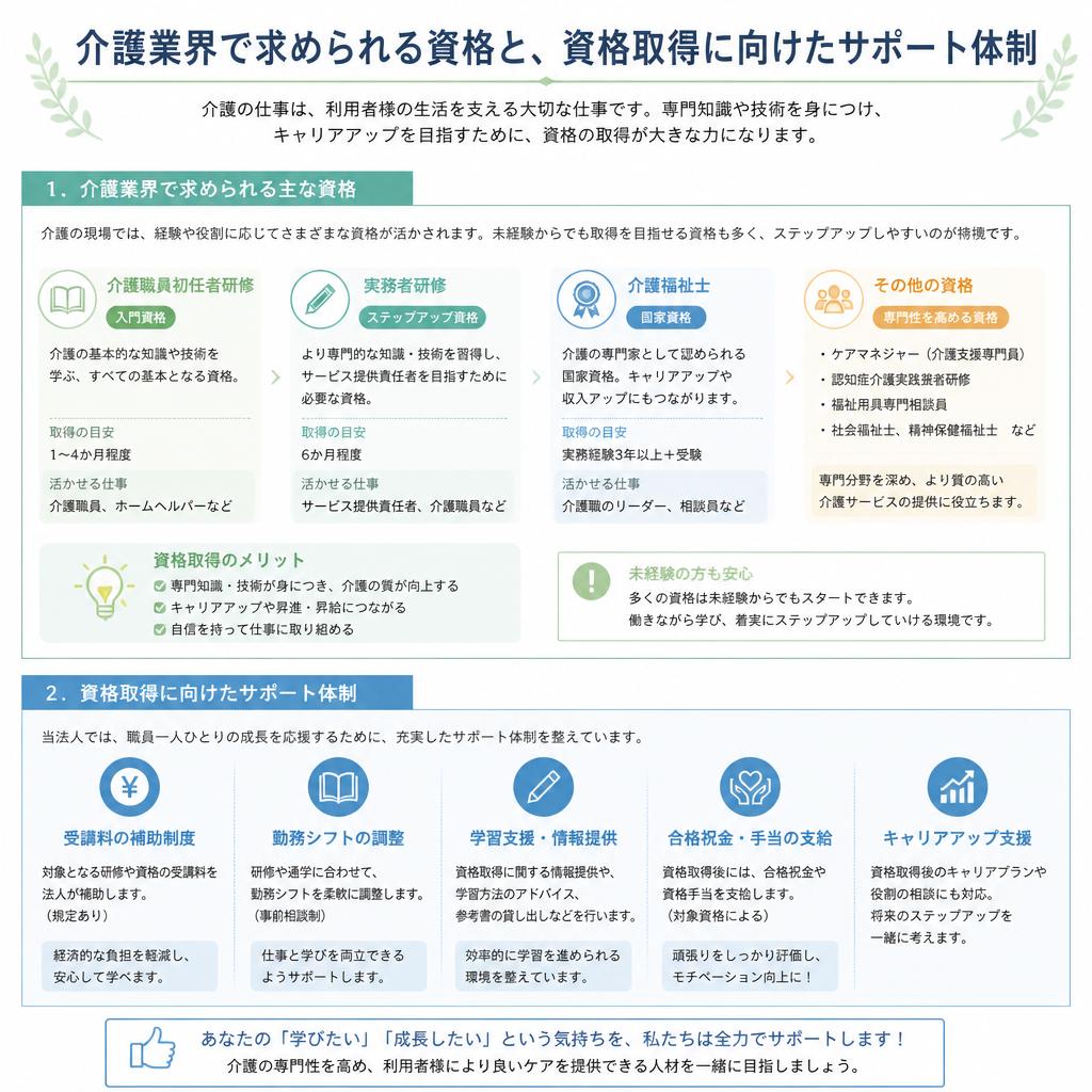 役立つ資格取得支援