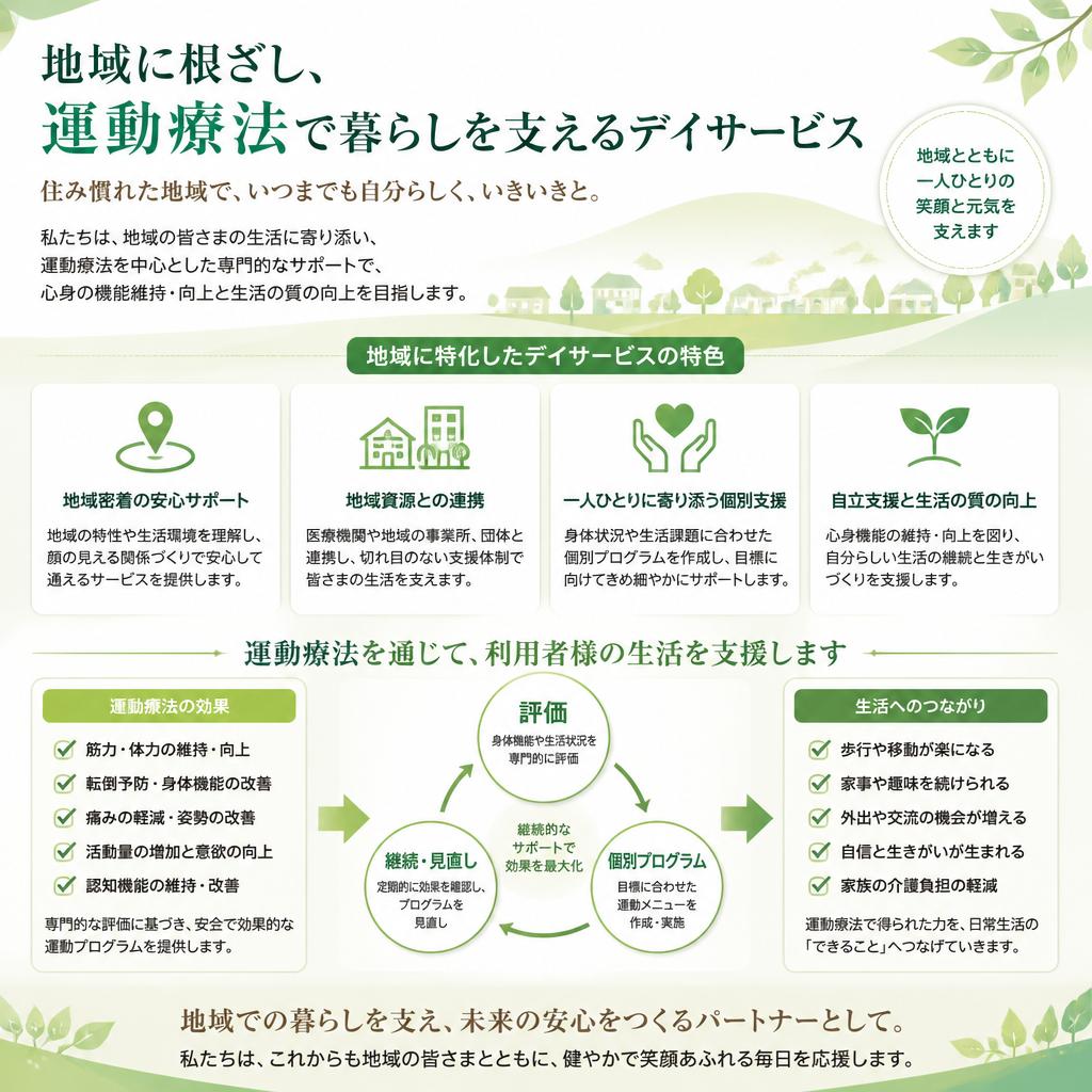 2. 甲斐市のデイサービスの特長