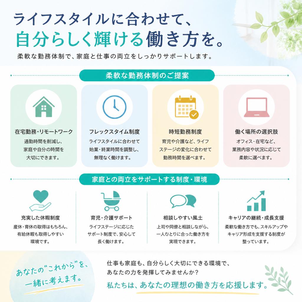 4. ワークライフバランスを実現