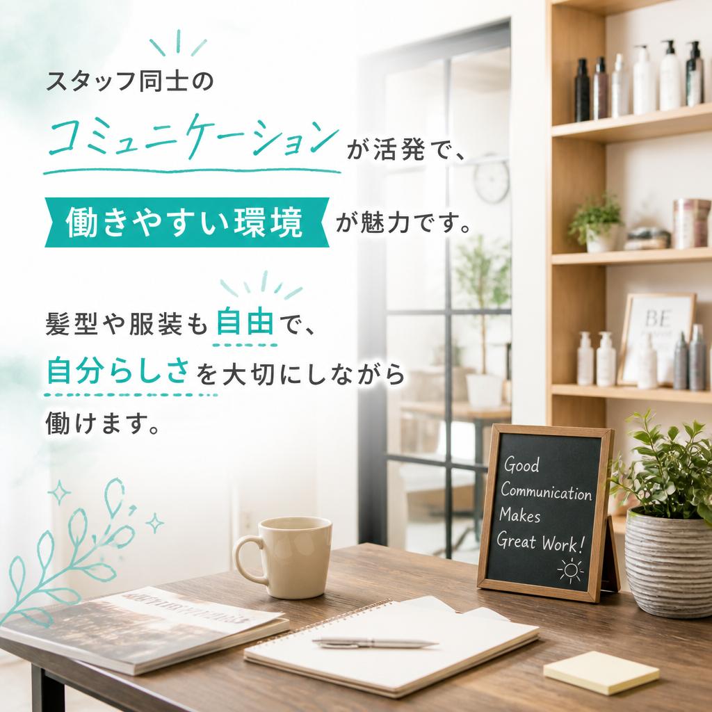 風通しの良い職場環境