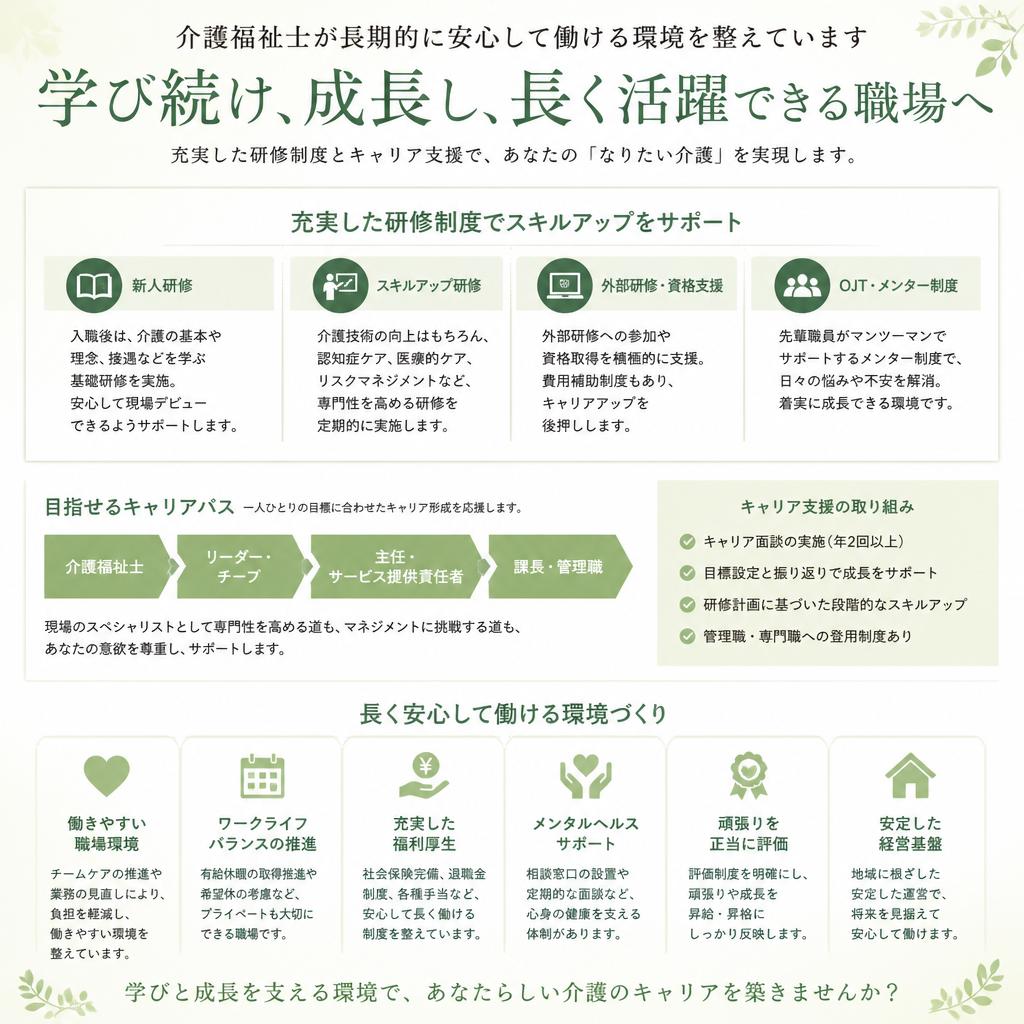 充実したサポート体制