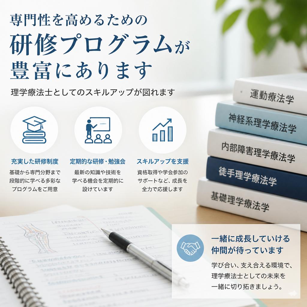 成長を支える充実の研修制度