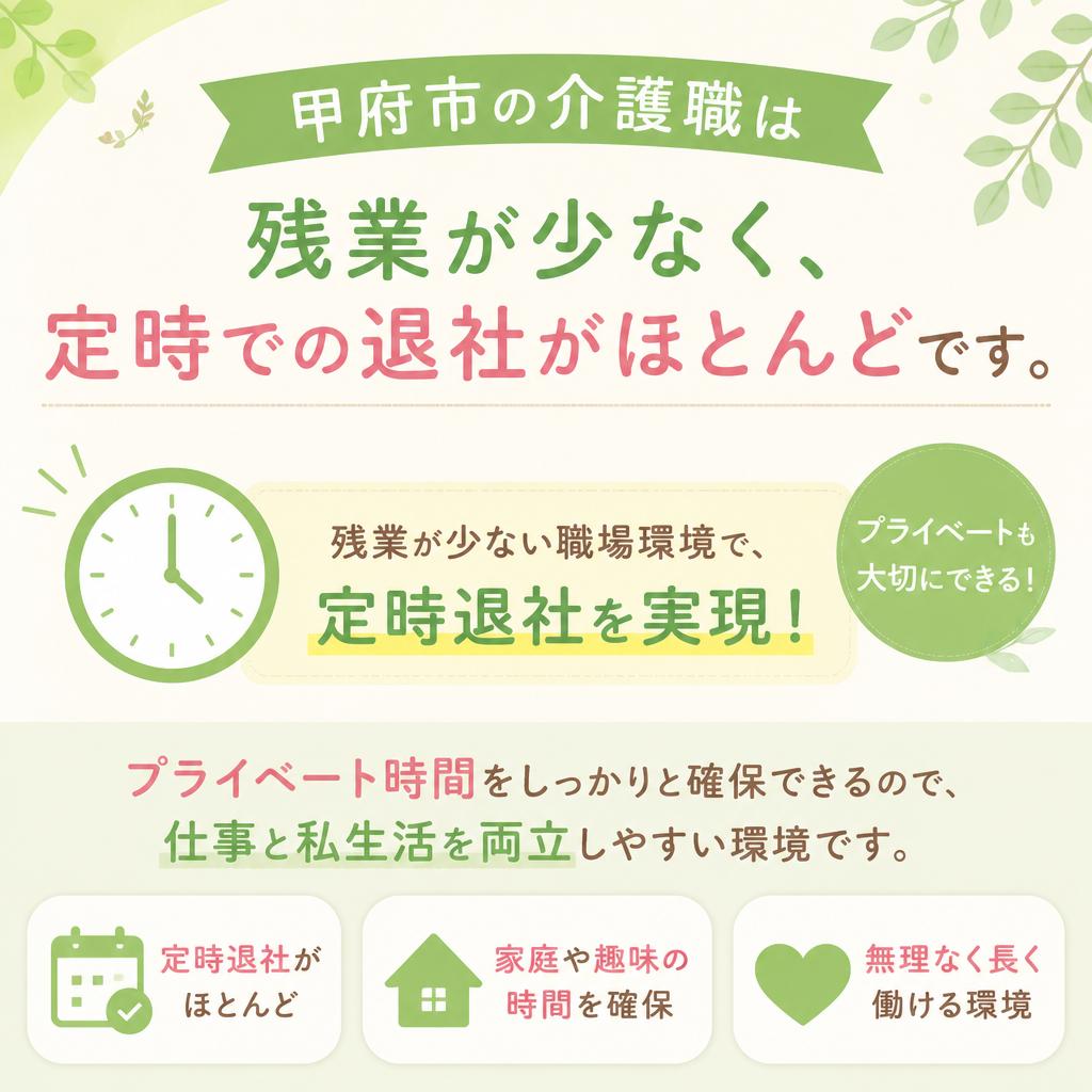 残業の少ない働き方